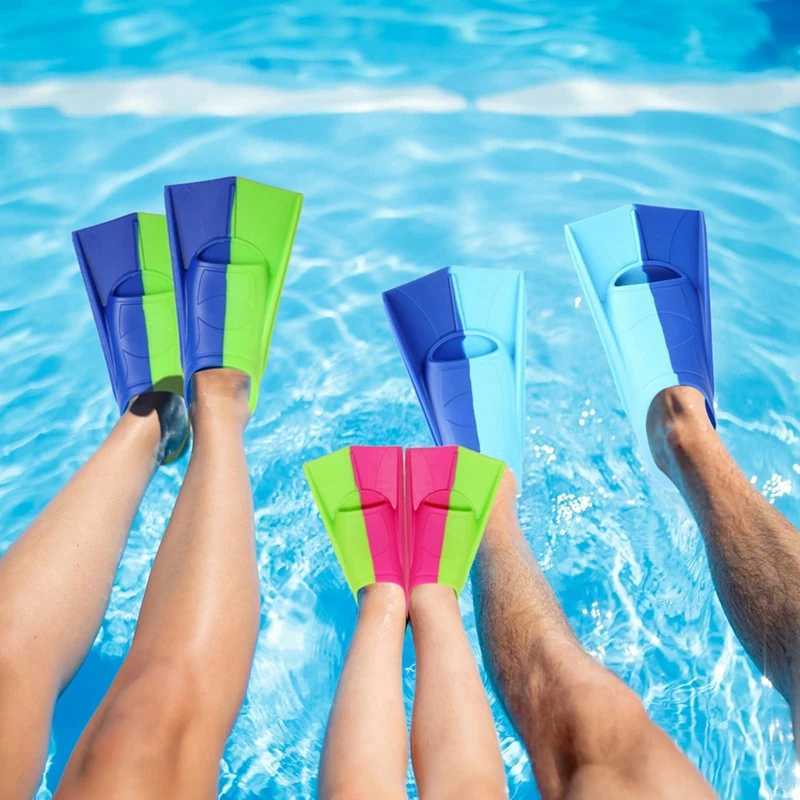 Professional Swimming Fin Silicone Fin Childrens Diving Fin AccessoriesY250412