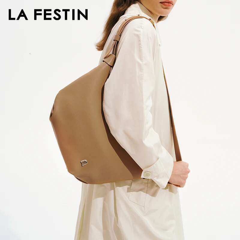 LA FESTIN Original Brand Tote Large Capacity Women 2024 New Shoulder Leather Crossbody Bags Travel Bag