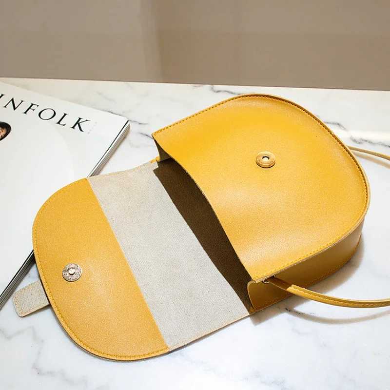 Small Women Purse Shell Shoulder Messenger Bag PU Leather Fashion Solid Yellow Black Crossbody Bag Bolsas Ladies Phone PurseT2511112