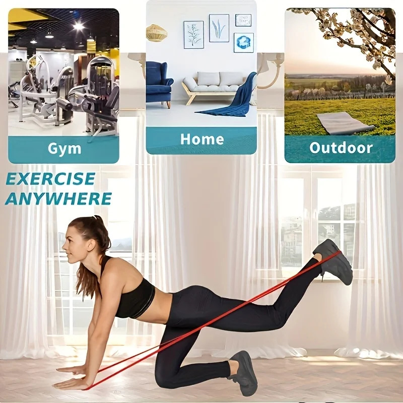 Resistance Bands Set Pull Straps Assistive PullUp Exercise Leg for Gym Fitness Home Workout Equipme 251112