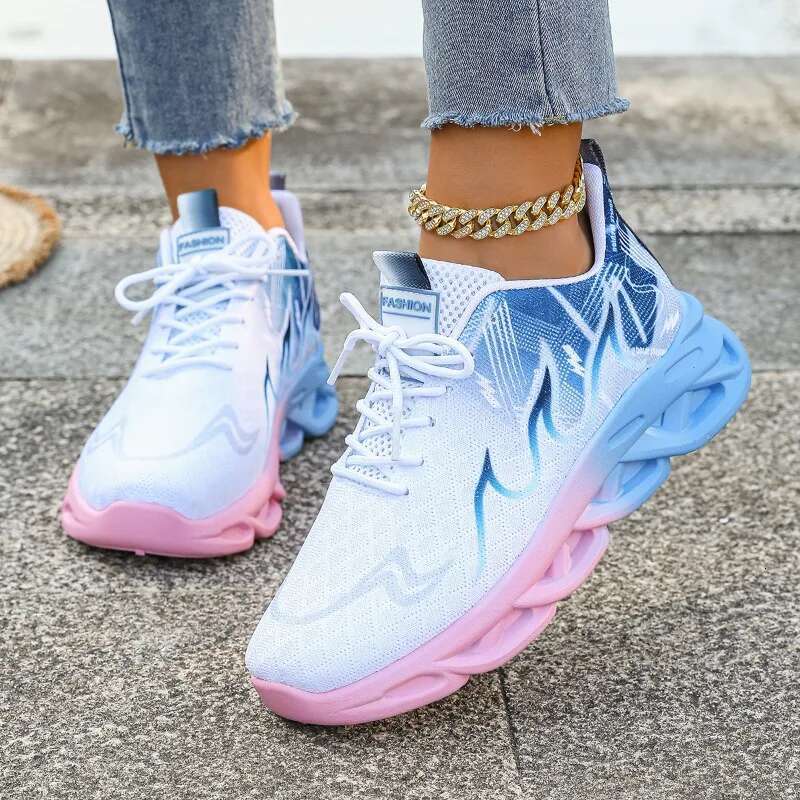 2025 Summer New Breathable Designer Fashion Sneakers Comfortable Mesh Lace up Men's and Women's Shoes