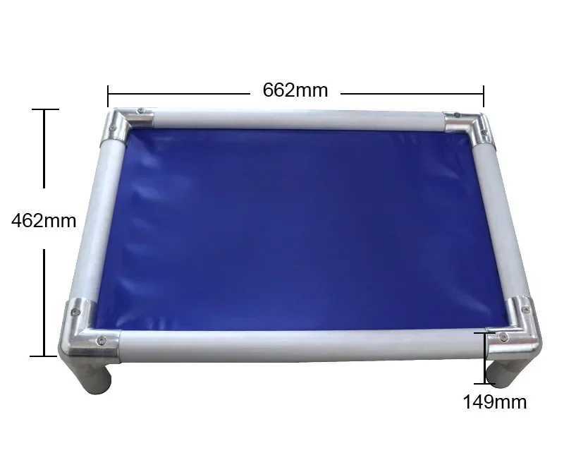 Elevator dog bed chewy and foldable PVC lightweight aluminum pet camping bed factory supplies dog house four season breathable mat X250412
