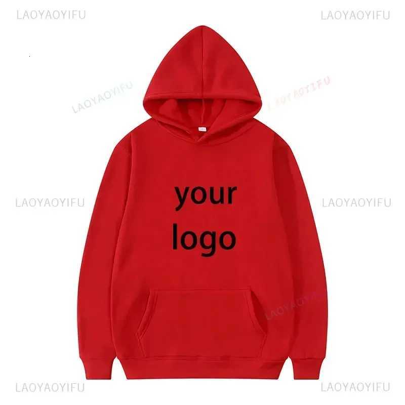 POD customization Student Casual Custom Printed Text DIY Hoodie Customized Personalized Hoody Custom Hoodies Text SweatshirtT251112