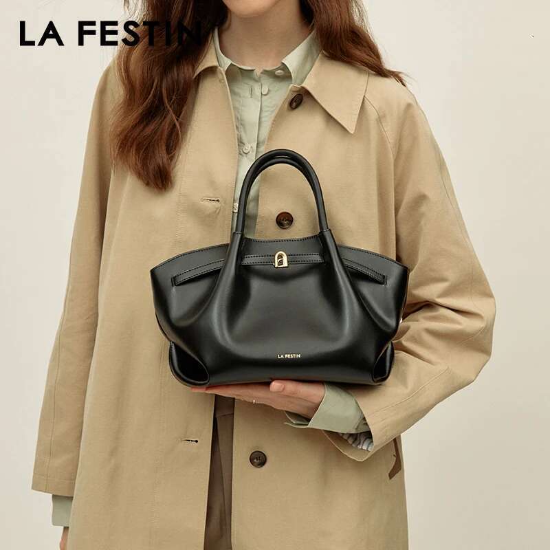 LA FESTIN Original Handbags Women Trend Shoulder Leather Large Capacity Tote Crossbody Fashion Designer Lady Bag