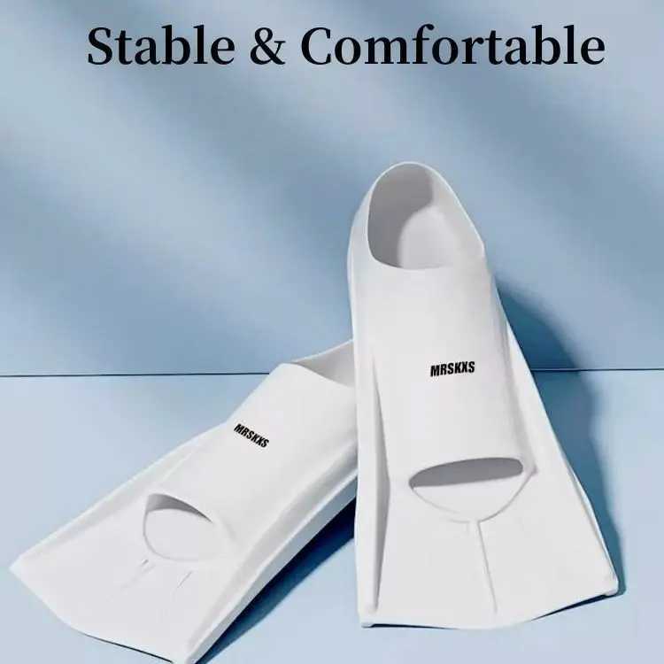 Swimming flaps mens freestyle chest special childrens silicone short flaps lightweight diving equipment adultY250412