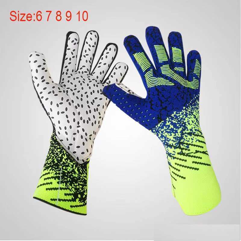 Dongfang Lu Football Goalkeeper Gloves Thick Football Goalkeeper Gloves Adult and Childrens Fingerless Protection Football SetXJ250412