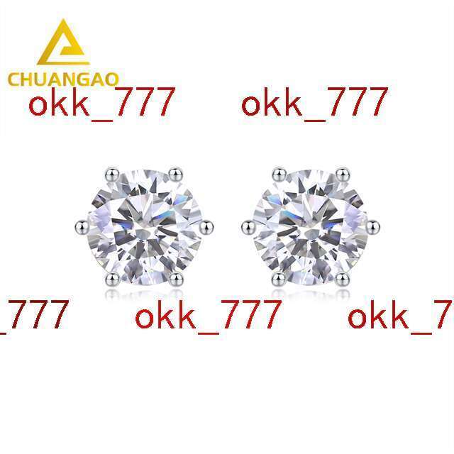 New Type Wholesale Women Luxury Other Fine Earrings Moissanite Diamond Earrings Silver Earrings