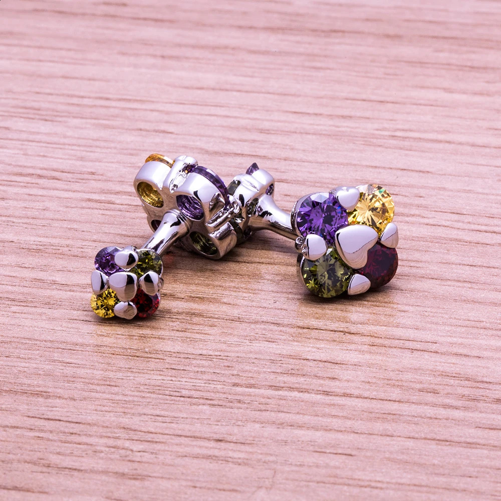 KFLK Jewelry Fashion Shirt Cufflinks Multi Color Crystal Cufflinks Wedding Button Mens High Quality Guests 250409