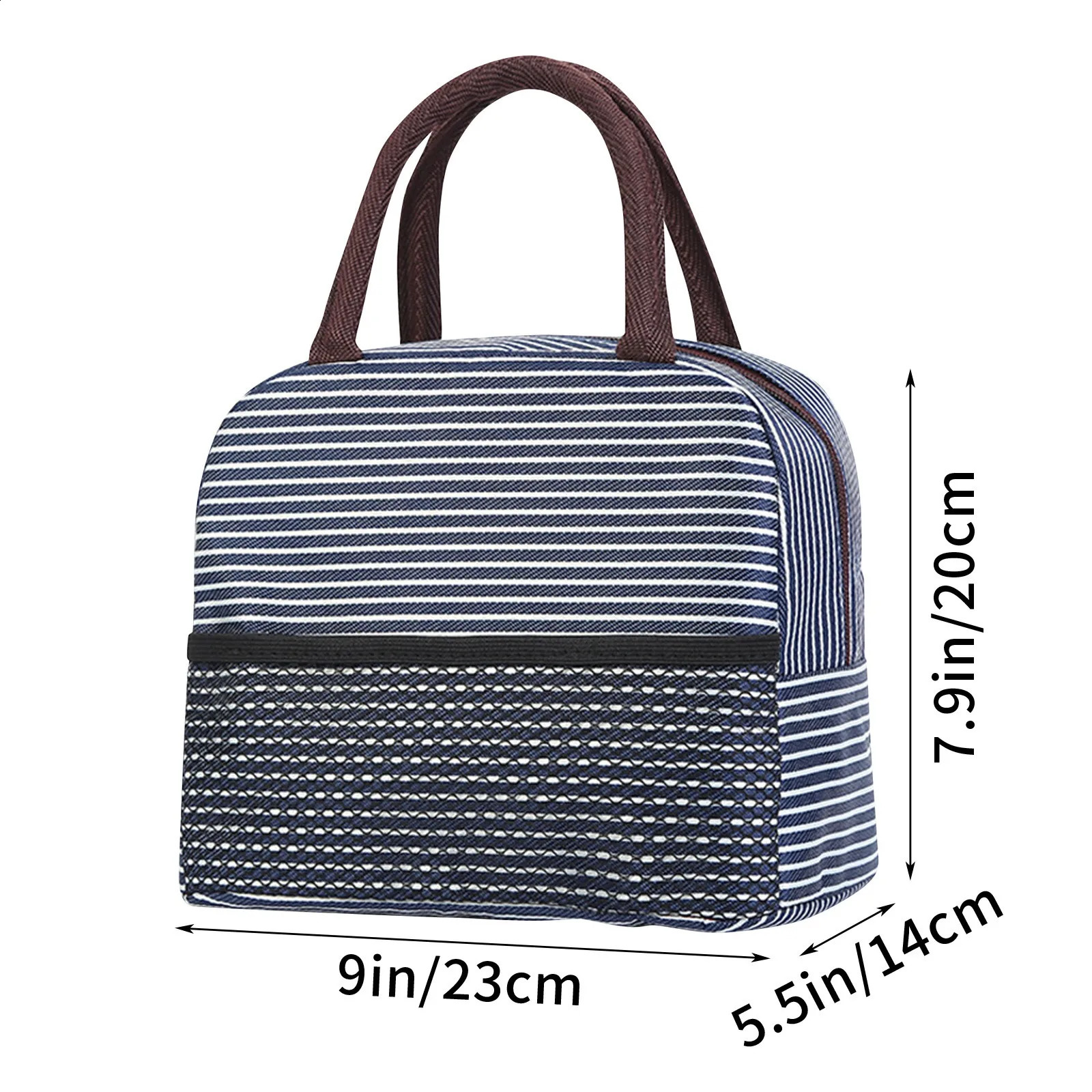 Portable lunch bag waterproof and insulated lunch box bento bag student insulated lunch bag 250410