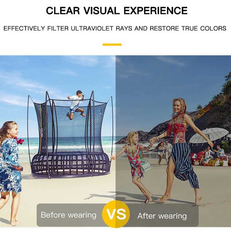 Women Travel Casual Sunblock Sunglasses Retro Fashion New Sunglasses Men Outdoor Fishing Sunshade Glasses UV400C250412