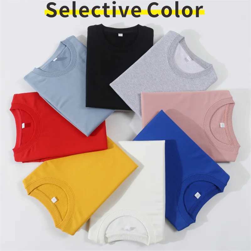 POD customization Customized casual sweaters T-shirt making Team clothing embroidery Print of long sleeved work clothes for autumn and winterT251112