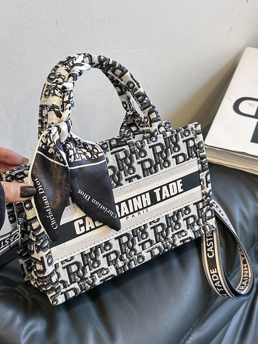 2025 Women's handbag new style popular tote bag large capacity shopping bag foreign-style women's bag