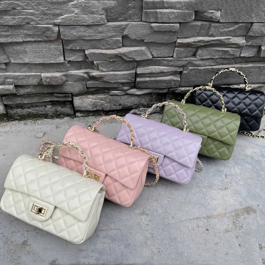 Argyll Genuine Leather Womens Crossbody Bag Sweet Fresh Versatile Daily Use Handbag Chain Strap Small Square Bag From ChinaW251112