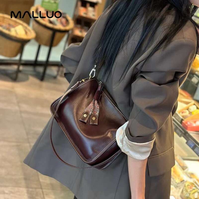 Designer Bag Women's Cowhide Genuine Leather Shoulder Bag Casual Designer Handbags Ladies Fashion Versatile Crossbody Bags For Female