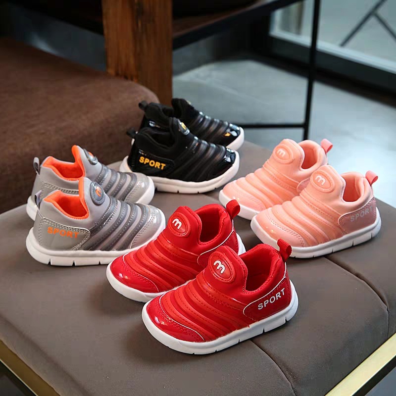 Boys Girls Sport Shoes Spring Winter Children Plush Warm Toddler Kidszworld Sneakers Soft Non Slip Kids Running Shoes Size 21 - 30 K0252