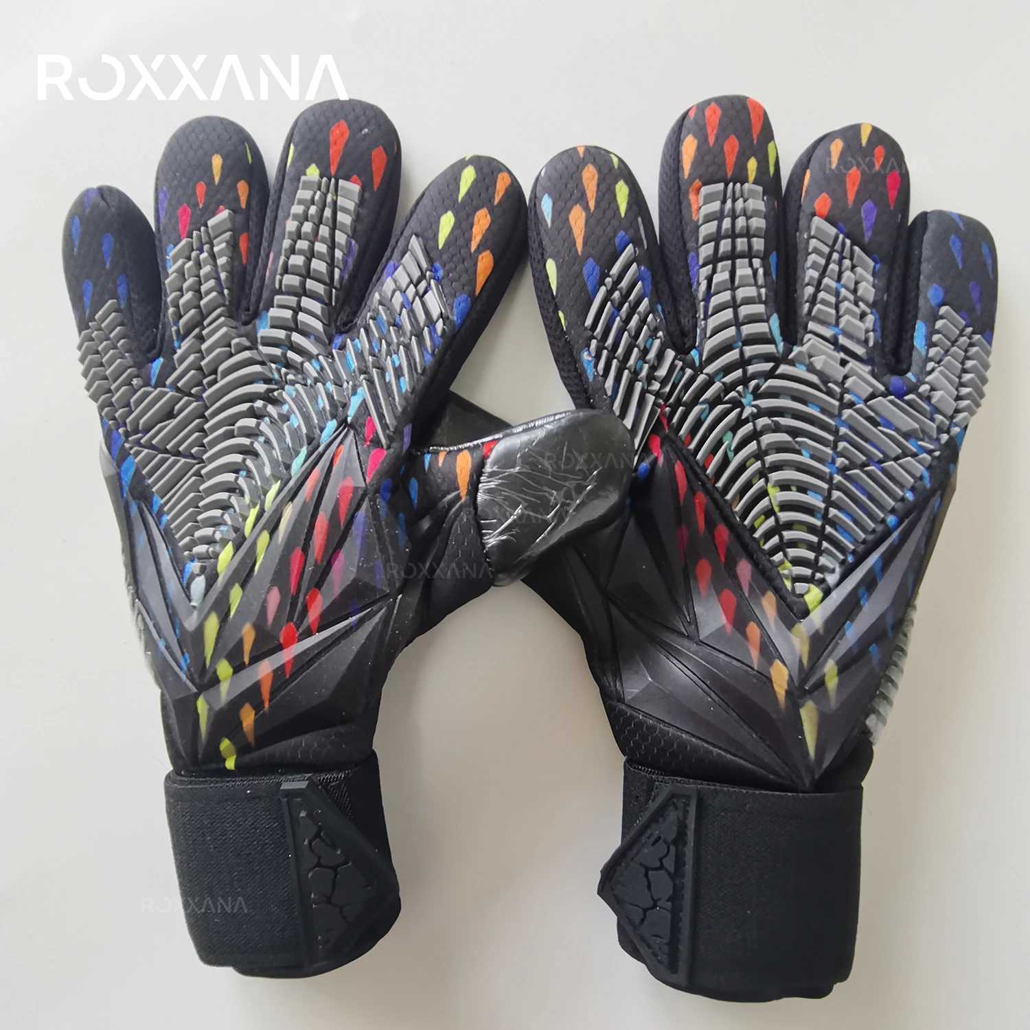 ROXXANA Finger Protection Football Equipment New Football Goalkeeper Gloves Boys Training Equipment Thickened LatexXJ250412