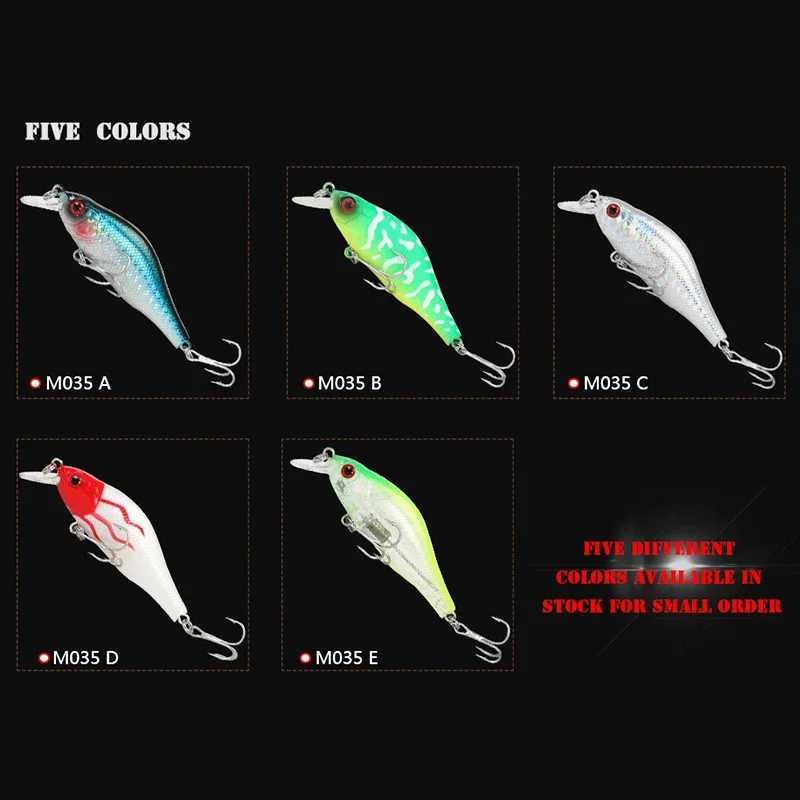 1 Pc Minnow Fishing Lure 8cm 9g Crankbaits Wobblers Perch 3D Eyes Artificial Hard Bait Pike Carp Bass Floating Swimbait Pesca Z250411