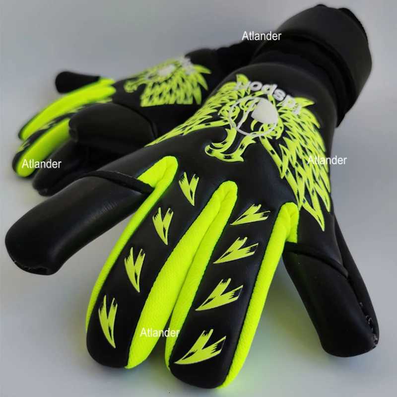 Premier Quality Goalkeeper Gloves Football Soccer Thickened Latex Protection Goalie Football Gloves Guantes de Portero FtbolW251112