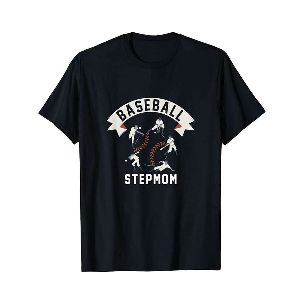 Designer T shirt Baseball Stepmom Shirt Cool Artwork Unique Sports Gift - 220g T shits