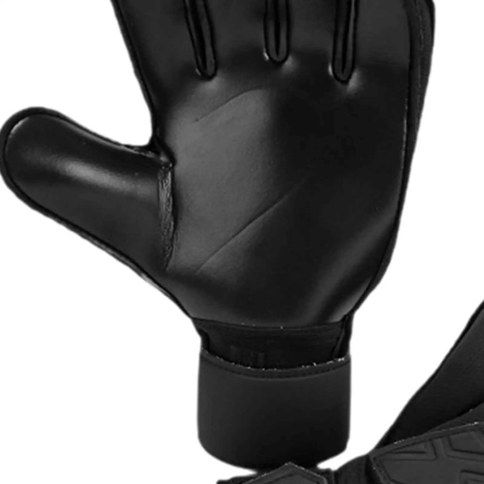 Goalkeeper Gloves Soccer Goalie Gloves Non Slip Black High Grip Latex HandW251112