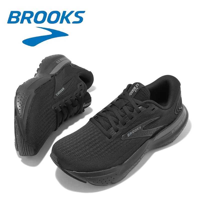 BROOKS Glycerin 21 Black Fashion New Mens Walking Shoes Low-top Breathable Casual Running Shoes Tenis Masculino SneakersC250411
