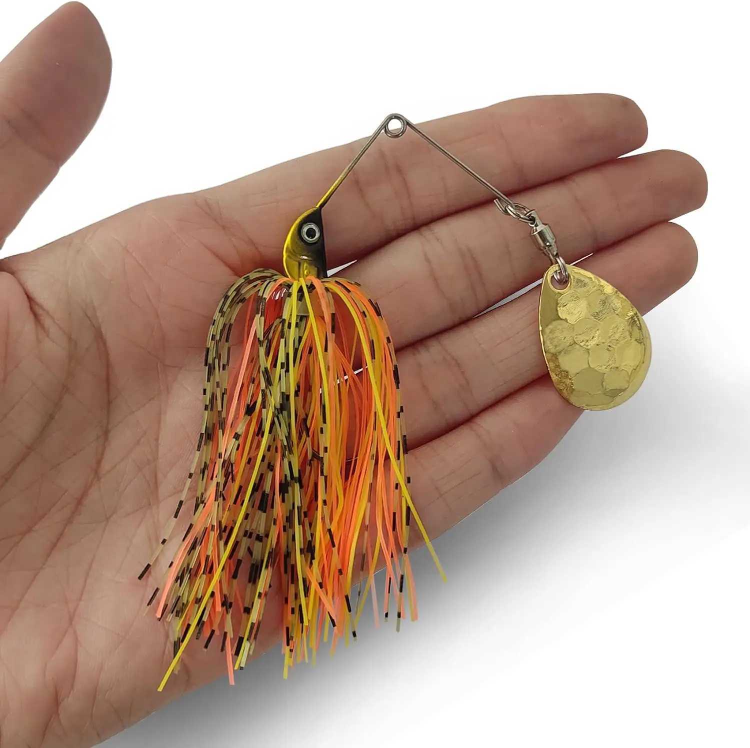 Eupheng Spinner Bait Spoon Wire Bait 3.5g-14g Bass jig Chatter bait Fishing Lure Spinnerbait Pike Bass Fishing Tackle Z250411