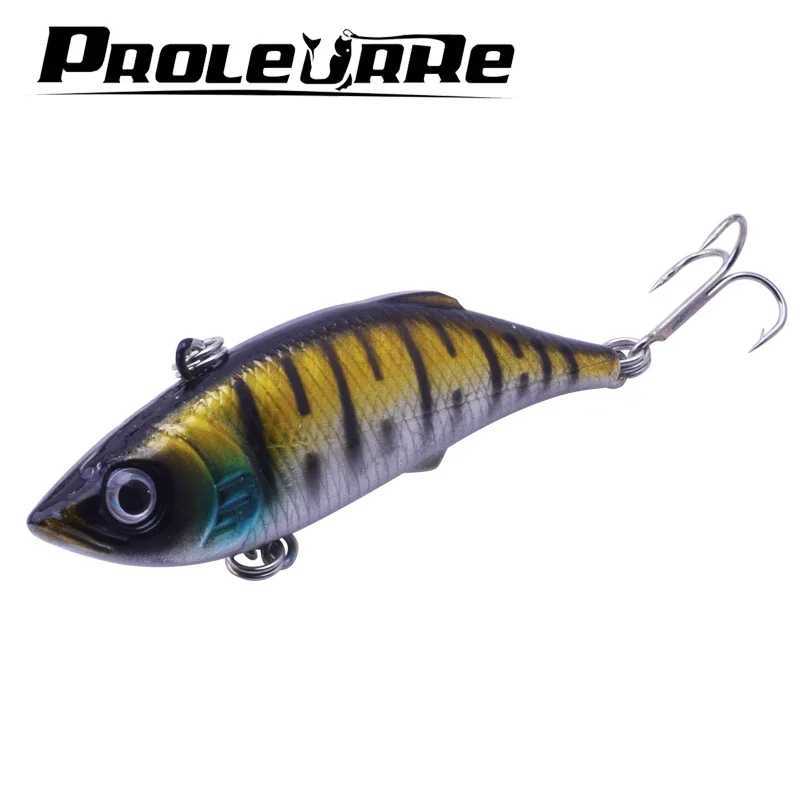 1 Pc Sinking VIB Fishing Lure Isca 9.8g 7.5cm Crankbait Swimbait Artificial Hard Bait with Hook Pesca Bass Winter Fishing Tackle Z250411