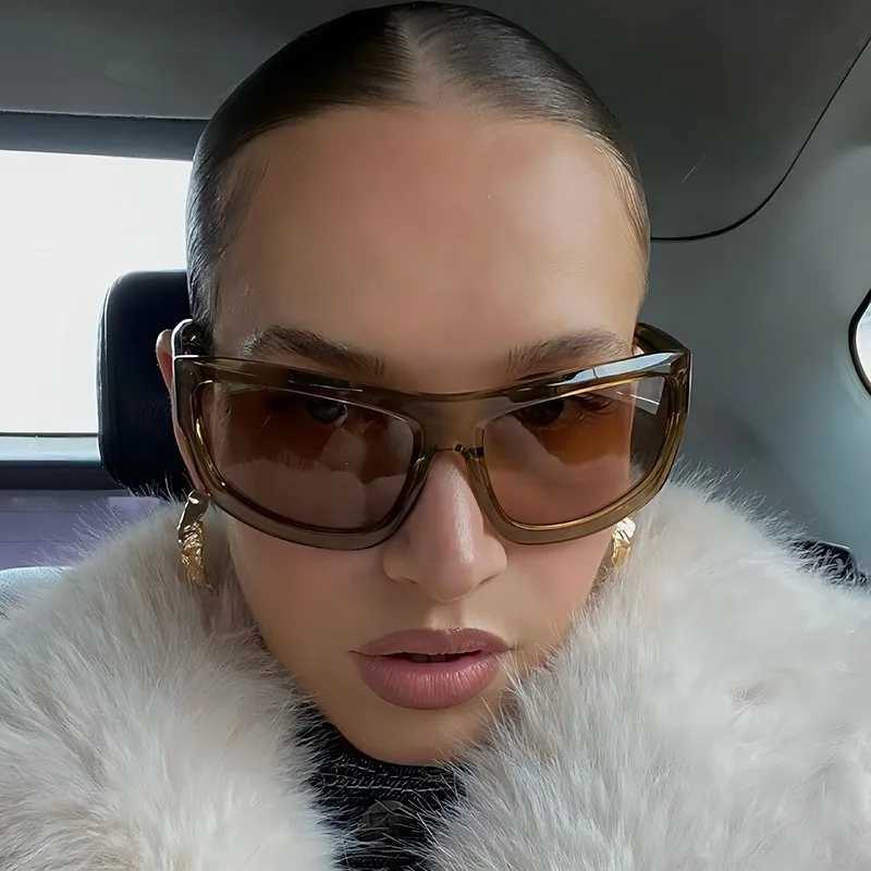 Rimless Y2K Sunglasses for WomenMen Wrap Around Sun Glasses Trendy Cool Shades UV400 Protection Shades for Outdoor Beach Z250411