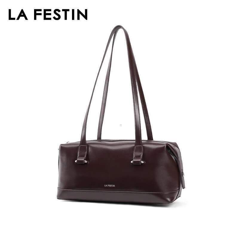 LA FESTIN Original Shoulder Leather Handbags Women Trend Boston Bowg Fashion Designer Crossbody Lady Bag
