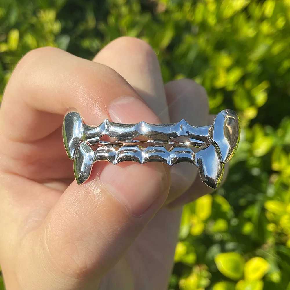 Rachelz Hip Hop Fans Oral Teeth Grillz Trend Glossy Hat Decoration Womens Jewelry Role Playing Party Gifts Dental Grills W250412