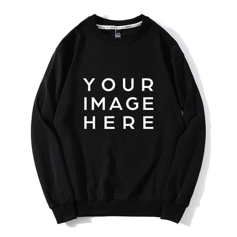 POD customization Custom Printed Photo/text 2025 Autumn Winter Men And Women Loose Casual Sweatshirts Street Wear Cotton Tops Hoody SudaderasT251112