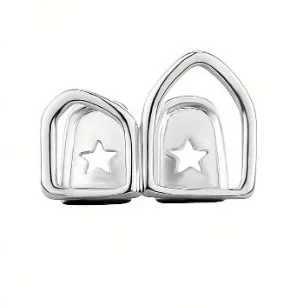 Hip Hop Hollow Heart Teeth Grillz Womens Gold Everyday Wearable Teeth Jewelry Teeth Grillz W250412