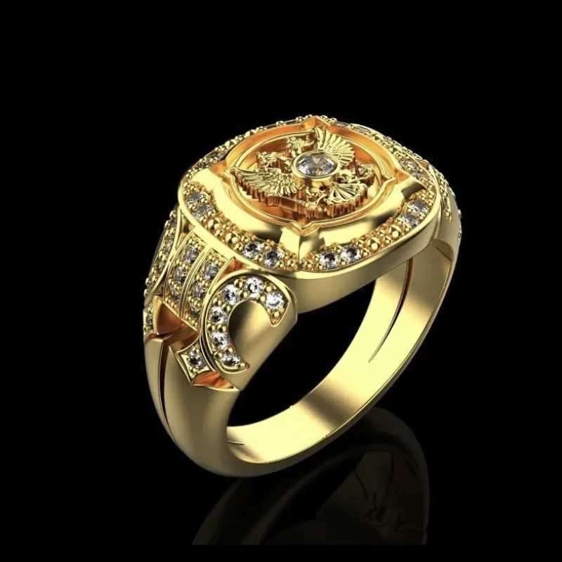 Newcomers fashion her mans ring handmade alloy jewelryXJ250412