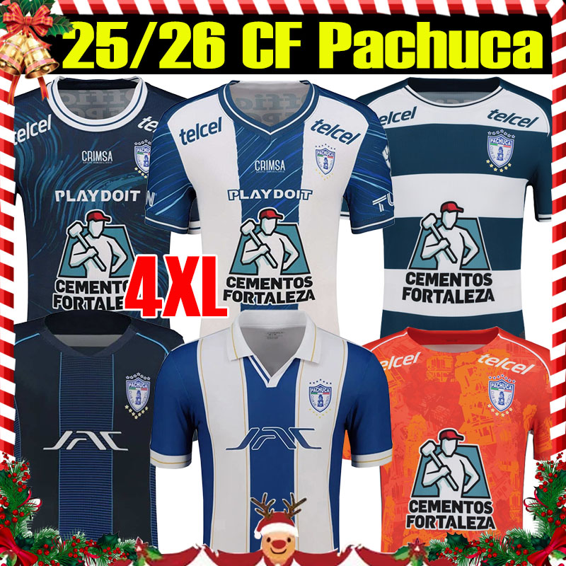 4XL 2025 Pachuca soccer jerseys MX Cup Version RONDON IDRISSI 24/25 DEOSSA LOPEZ LUNA home camiseta de futbol home Men kids socks football shirts