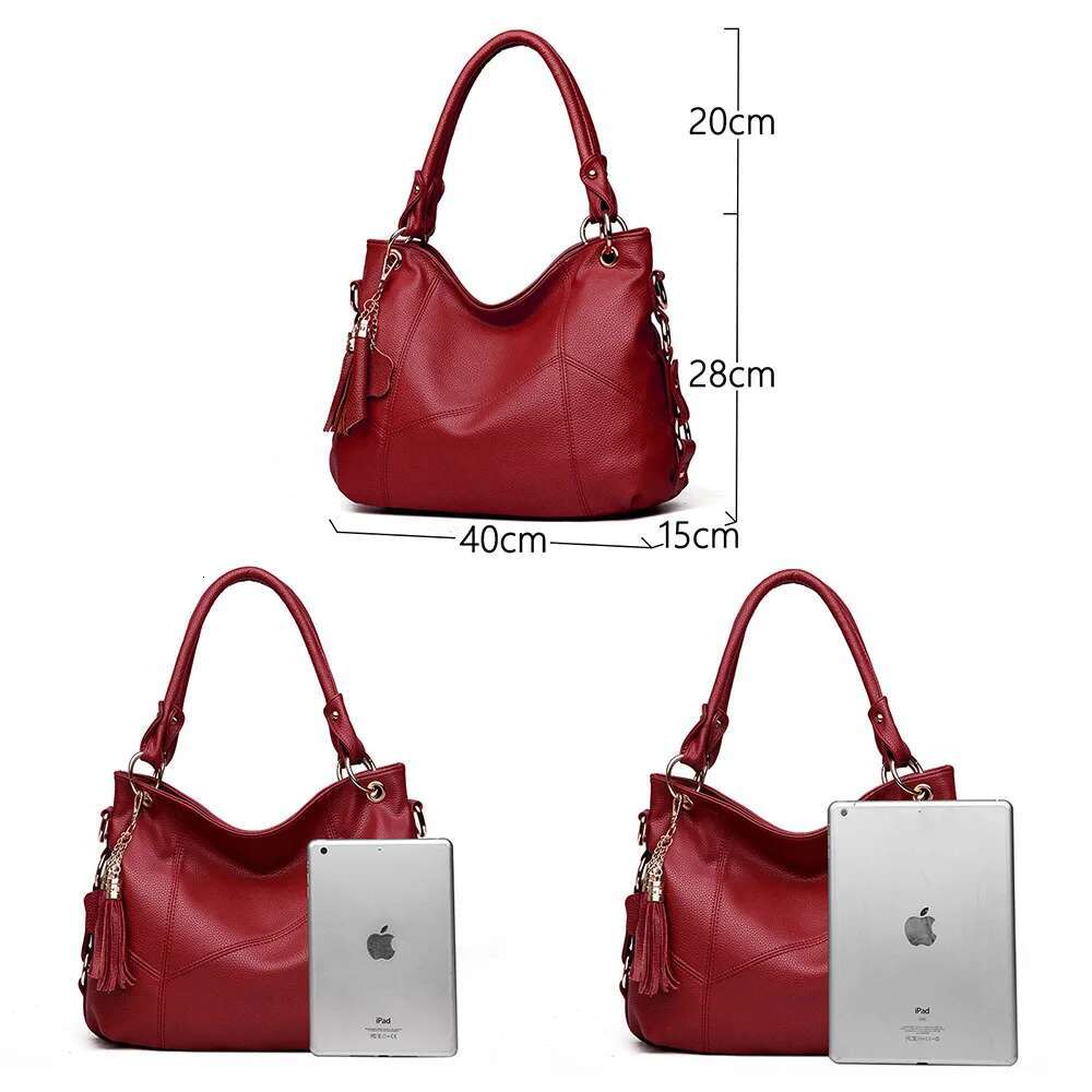 Soft Leather Handbags Messenger Designer Crossbody Bag Women Top-Handle Tote Shoulder Bags Bolsos Mujer