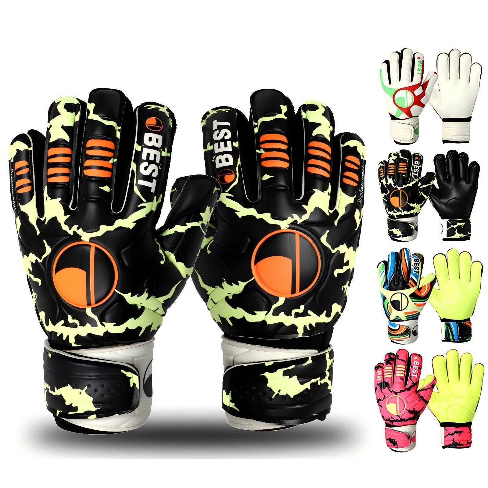 Football goalkeeper gloves suitable for both youth and adults breathable football goalkeeper gloves with finger protectionXJ250412