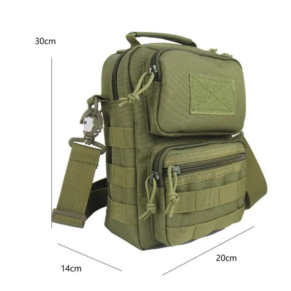 Fishing Tactical Chest Bag Camping Hiking Hunting Shoulder Bag Outdoor Travel Men Fishing Lure Fanny Pack Molle Tackle EDC Bag Z250411