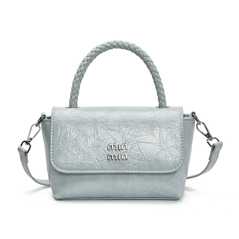 designer bag 2025 Leisure personality solid color small square bag shoulder bag handbag stylish small bag women's bag