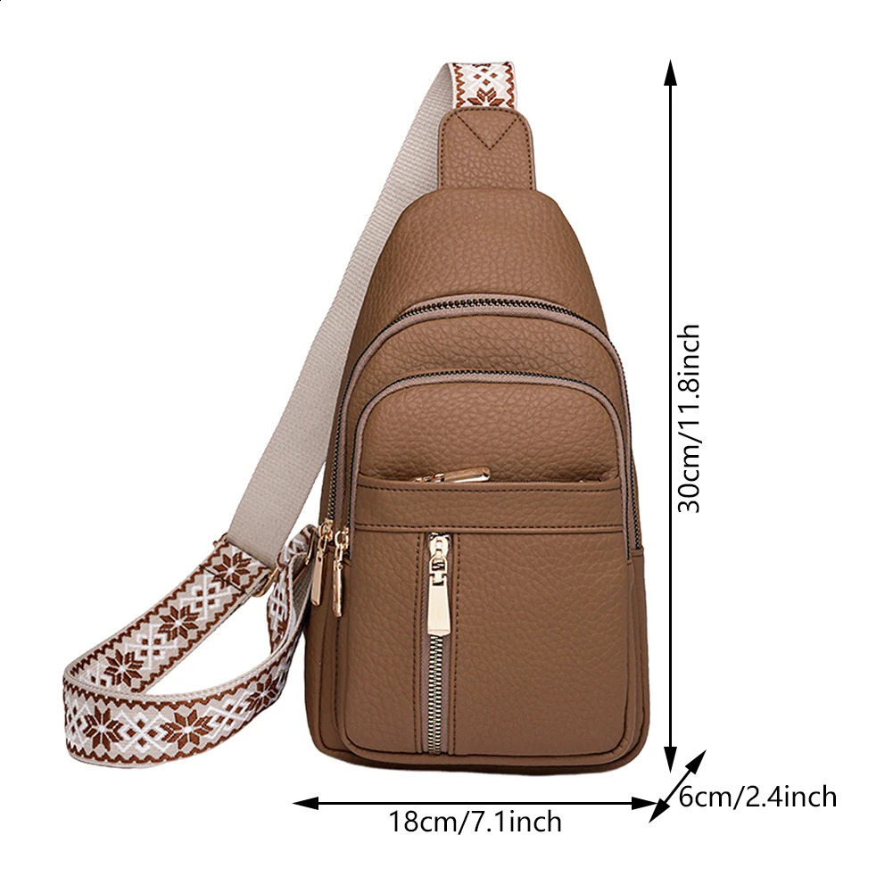 Fashion leisure bags highquality shoulder cross body Pu leather waterproof messenger travel bicycles 250401