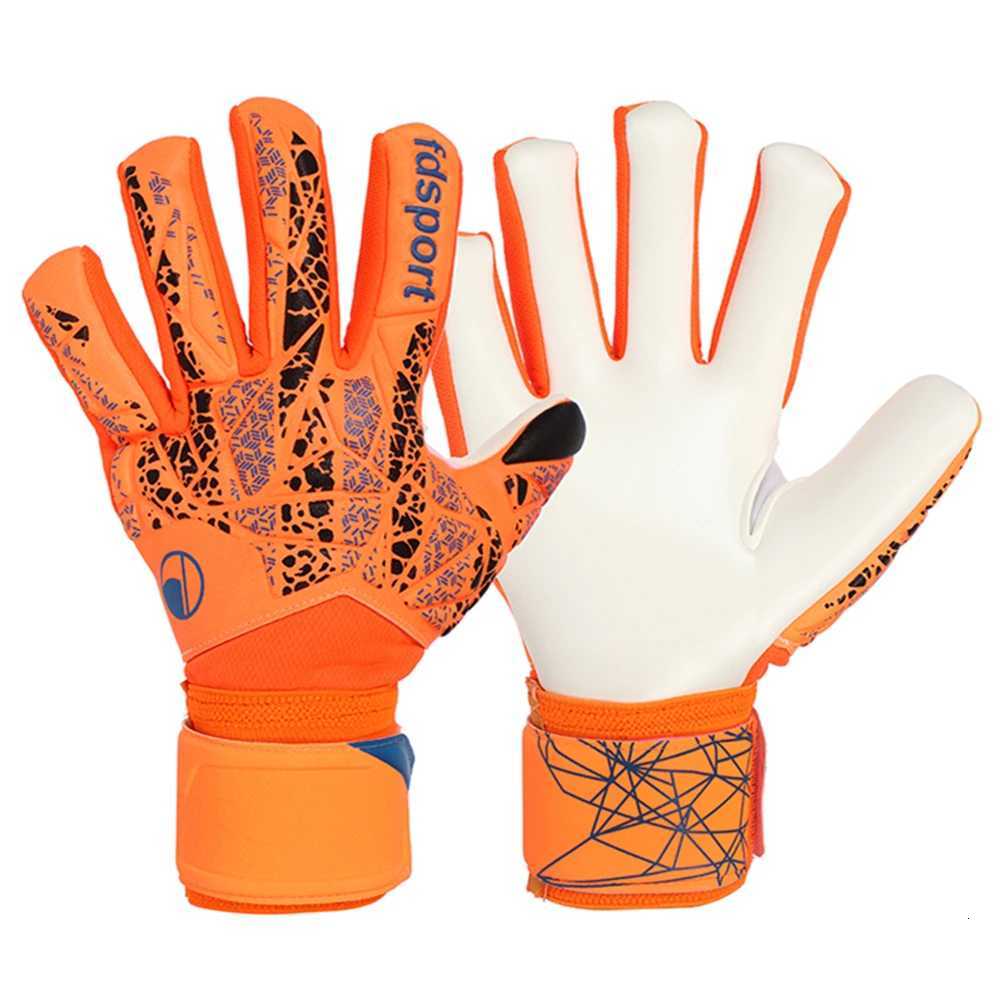 Professional Football Soccer Goalkeeper Gloves Men Women Adult Match Training Rugby Goal Keeper Protection Gloves Non-slip LatexW251112