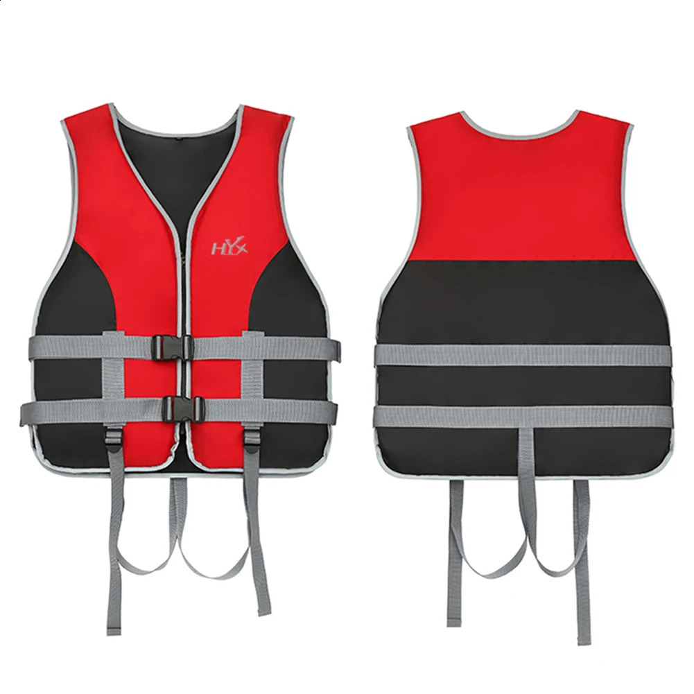 Neoprene Life Jacket for Adult Children Water Sport Buoyancy Jacket Life Vest Swimming Boating Skiing Driving Vest Drift 250411