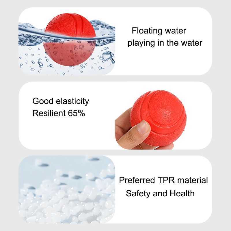 High Quality Madden S-XL size solid rubber bouncing bite resistant and indestructible dog training interactive pet toy plush ball T2504012