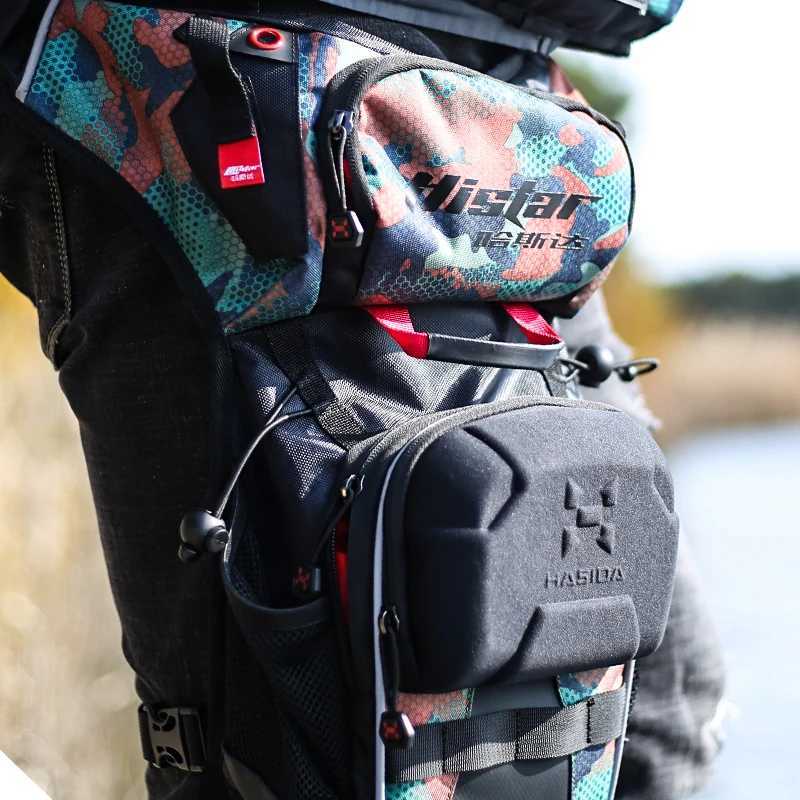 HISTAR Big Capacity Multi-Pocket Waterproof Oxford Fabric Multi-functional Casting Rod Fishing Side Bag Z250411