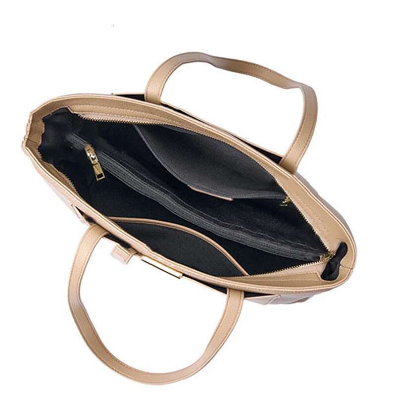 100% Genuine Leather Women's Large Capacity Simple Fashion Cowhide Women Shoulder Bag Female Storage Handbag 2328