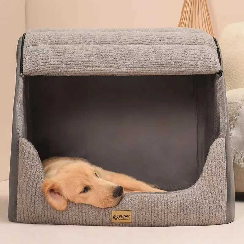 Warm winter medium and large dogs golden retrievers detachable and washable enclosed dogs pet beds pet beds X250412