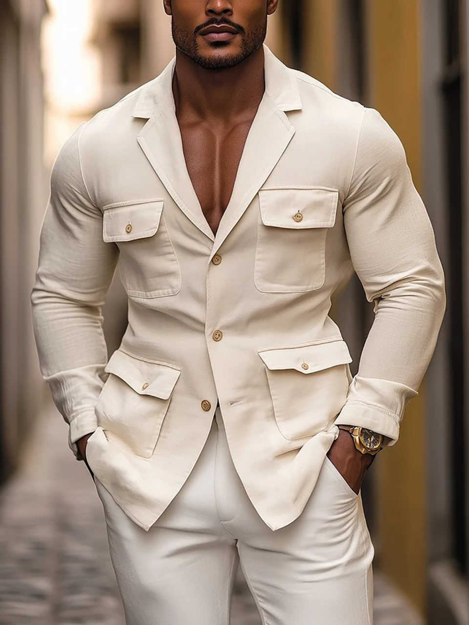 Summer Formal Mens Tuxedos Customized Business Groom Wedding Suits Work Clothes Fashion Show Wear 2 Pieces