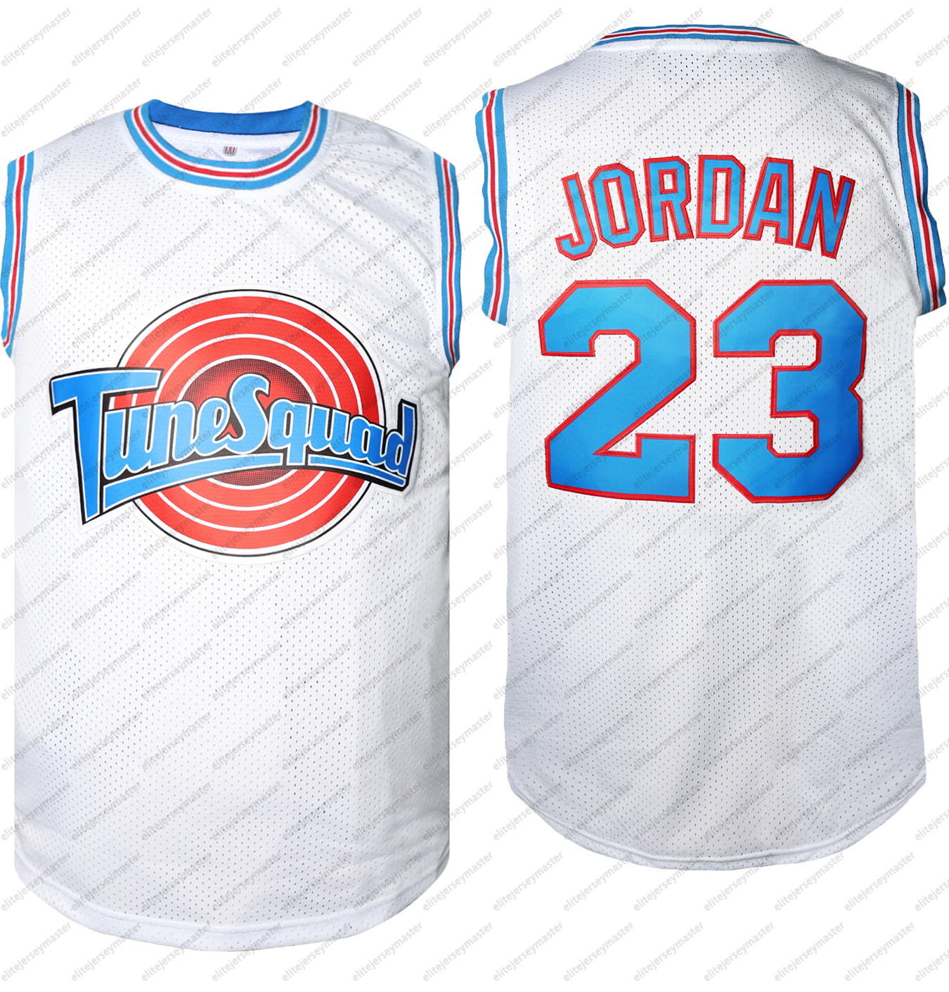 In stock Tune Squad TAZ BUGS TWEETY D.DUCK LOLA TAZ MURRAY Basketball Jerseys Double Stitched Name Number comfortable and breathable sports basketball