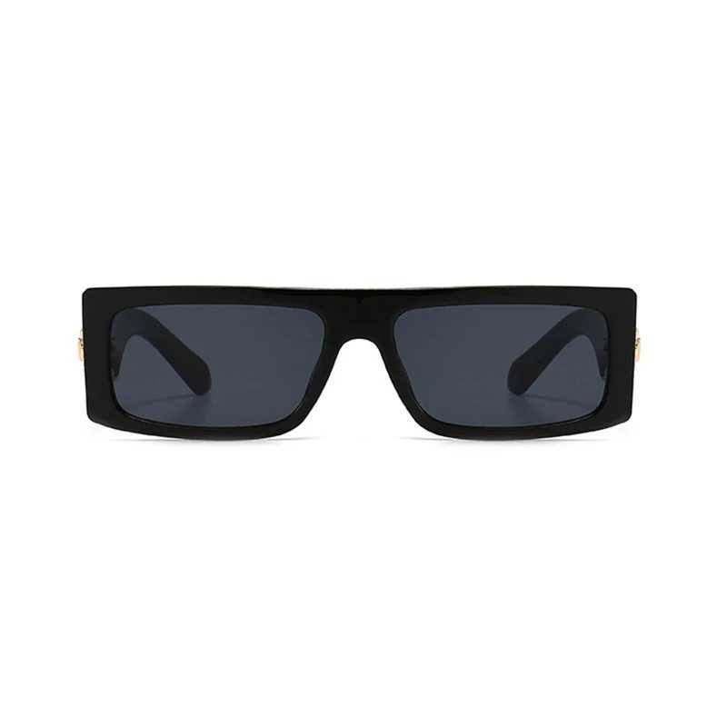 Fashion Vintage Rectangle Sunglasses Women Men Luxury Brand Designer Small Frame Flat Top Gradient Sun Glasses For Female UV400 Z250411