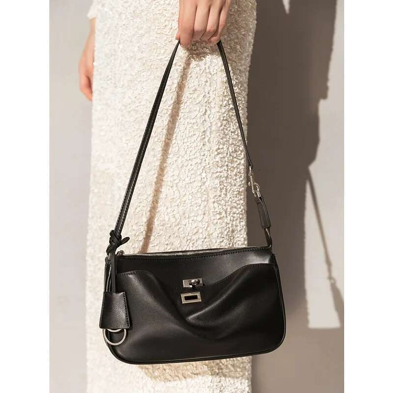Top Quality Rodeo Split Leather Black Cowhide Totes Gold Buckle Shoulder Bags Fashion Women Handbags