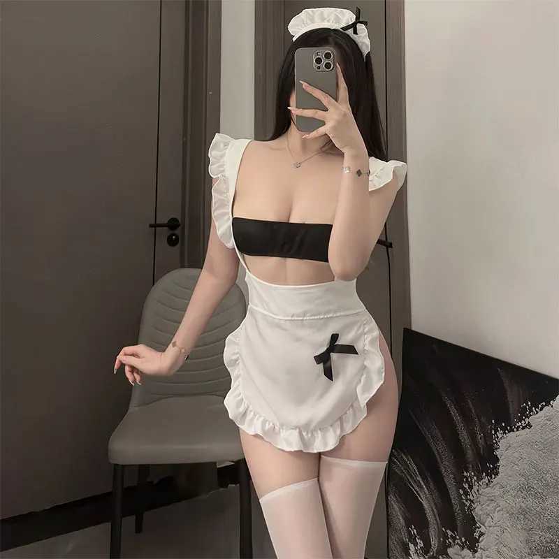 Cosplay Erotica Nightwear cosplay uniform Lolita dress sexy lingerie exotic open style hot mini skirt W250412